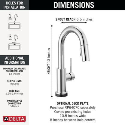 Trinsic - Kitchen Faucet - Zinc