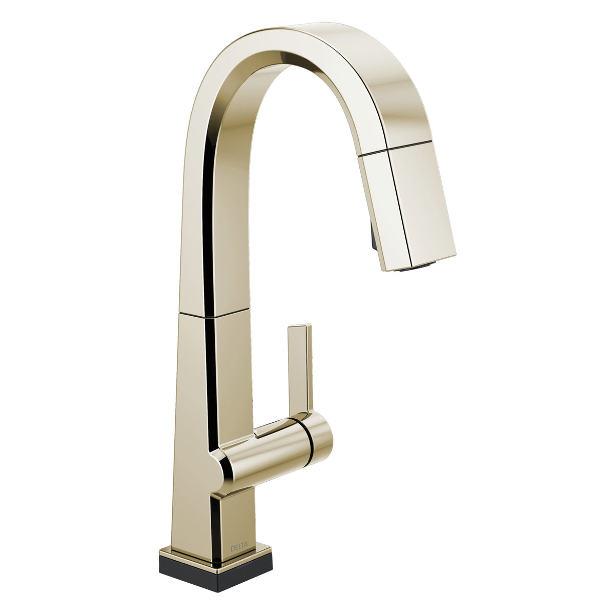DELTA® 9993T-PN-DST Pivotal™ Bar/Prep Faucet With Touch2O® Technology, 1.8 gpm Flow Rate, Polished Nickel, 1 Handles, 1 Faucet Holes, Function: Traditional, Domestic