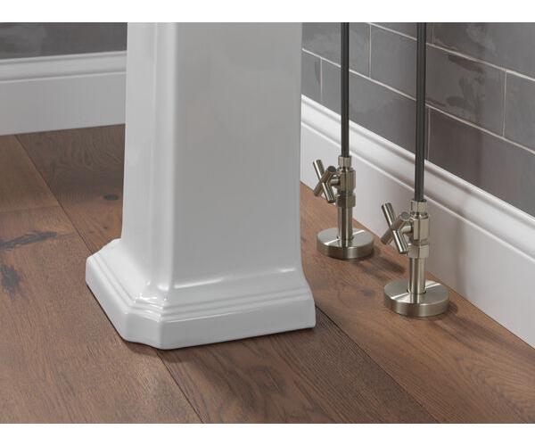 Supply Stop Valve - Stainless - Brass Body