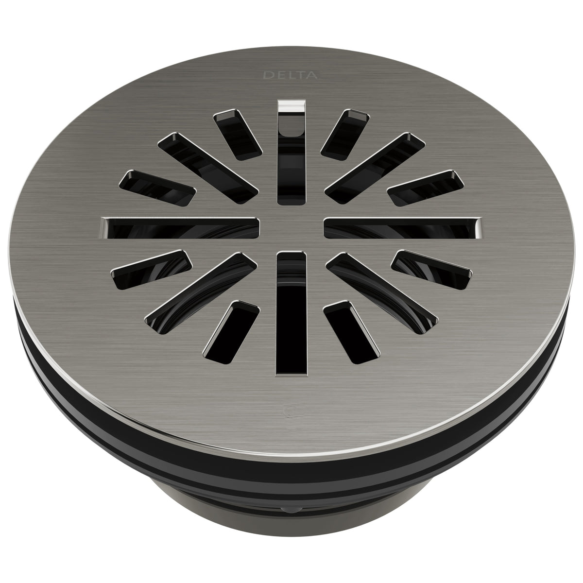Round Shower Drain - 4" - Brass Drain