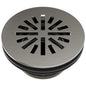 Round Shower Drain - 4" - Brass Drain
