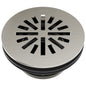 Round Shower Drain - Stainless - 4"