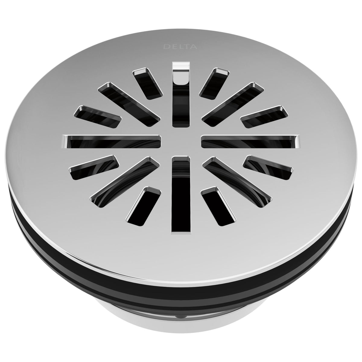 Round Shower Drain - Chrome - 4"