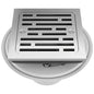 Square Shower Drain - 4" - 4-3/16" H