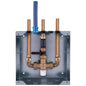 Commercial ELAVT0008ARI Rough-In Control Box, For Use With Electronic Faucet, Metal, Import