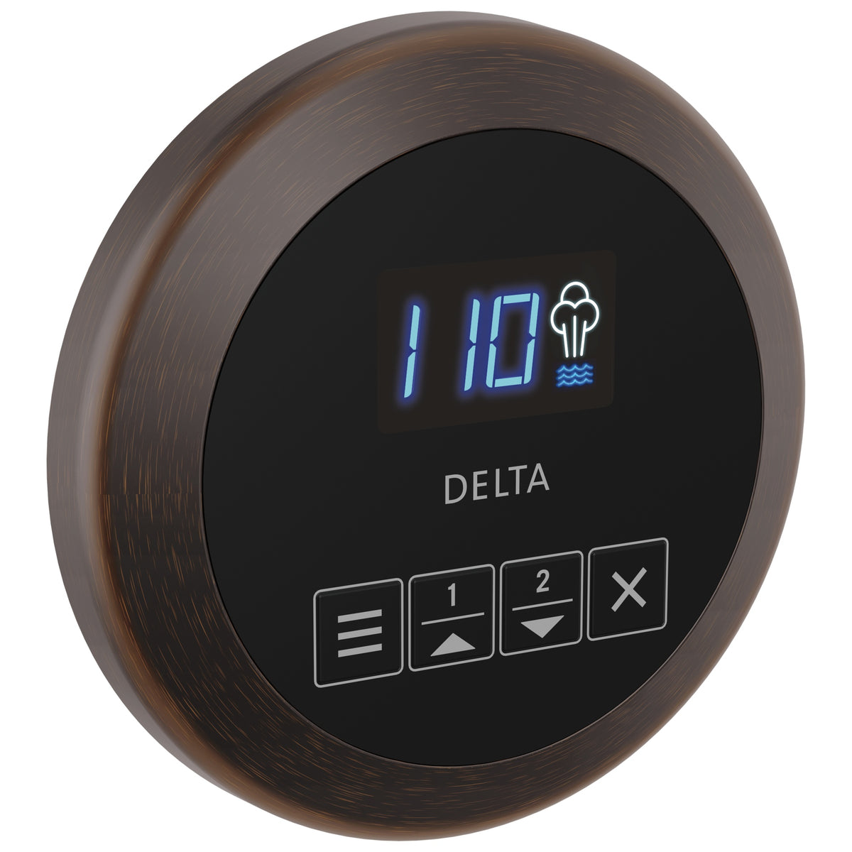 Round Steam Shower Control - Venetian Bronze - Surface