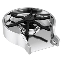 Glass Rinser - Polished Chrome - 2-1/2" Thk Max Deck