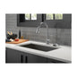 Glass Rinser - Arctic Stainless Steel - 2-1/2" Thk Max Deck