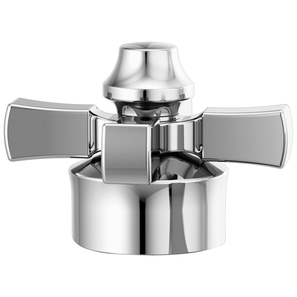 DELTA® Dorval™ Single Cross Handle Kit, For Use With Dorval™ Mid Height Riser and Vessel Riser Bathroom Sink Faucets, Metal, Domestic