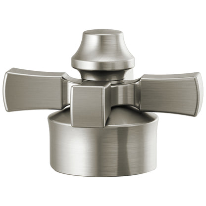 DELTA® Dorval™ Single Cross Handle Kit, For Use With Dorval™ Mid Height Riser and Vessel Riser Bathroom Sink Faucets, Metal, Domestic