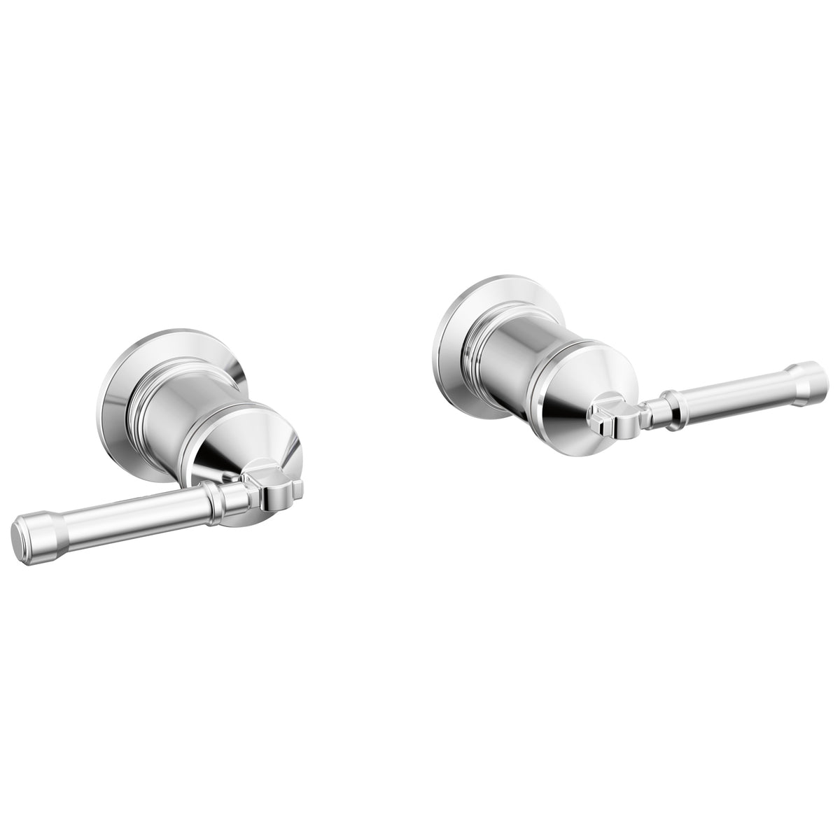 DELTA® H583-PR Single Faucet Handle Kit, For Use With Broderick® Bath Collection Wall Mount Tub Filler, Lever Handle, Zinc, Chrome, Import