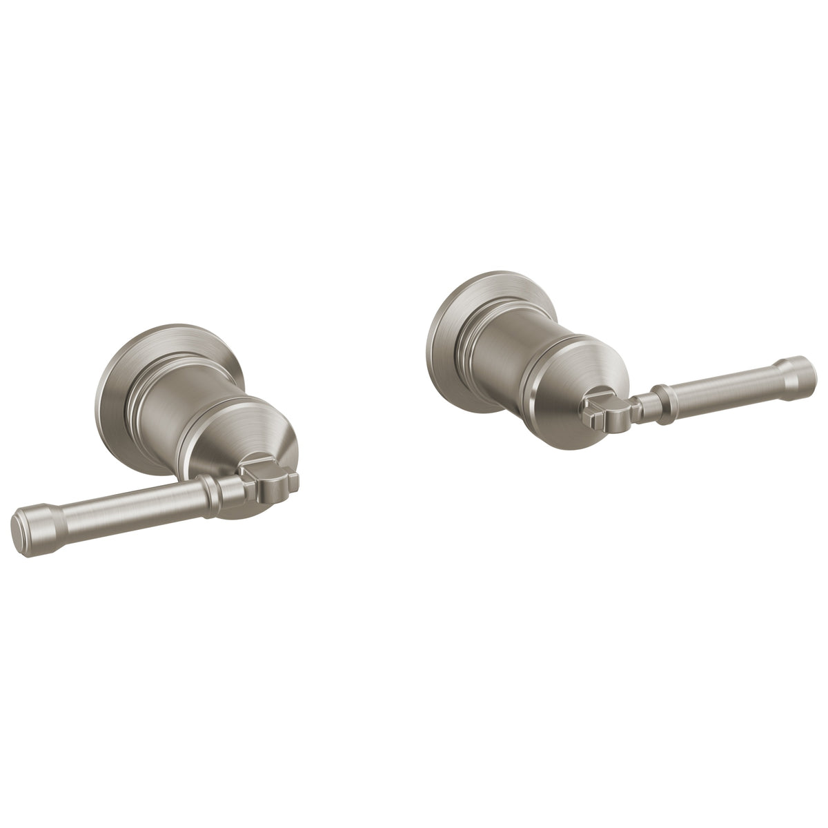 DELTA® H583SS-PR Single Faucet Handle Kit, For Use With Broderick® Bath Collection Wall Mount Tub Filler, Lever Handle, Zinc, Stainless, Import