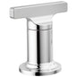 Tetra - 1-Handle Roman Tub Handles - Lumicoat Chrome