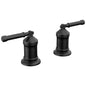 DELTA® H596BL Broderick® Single Faucet Handle Kit, For Use With Broderick® Bath Collection 2-Handle Roman Tub Faucet, Lever Handle, Zinc, Matte Black, Import