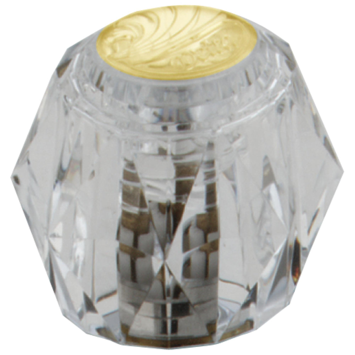 DELTA® H61PB Knob Handle, For Use With Roman Tub Faucet, Metal, Polished Brass, Domestic