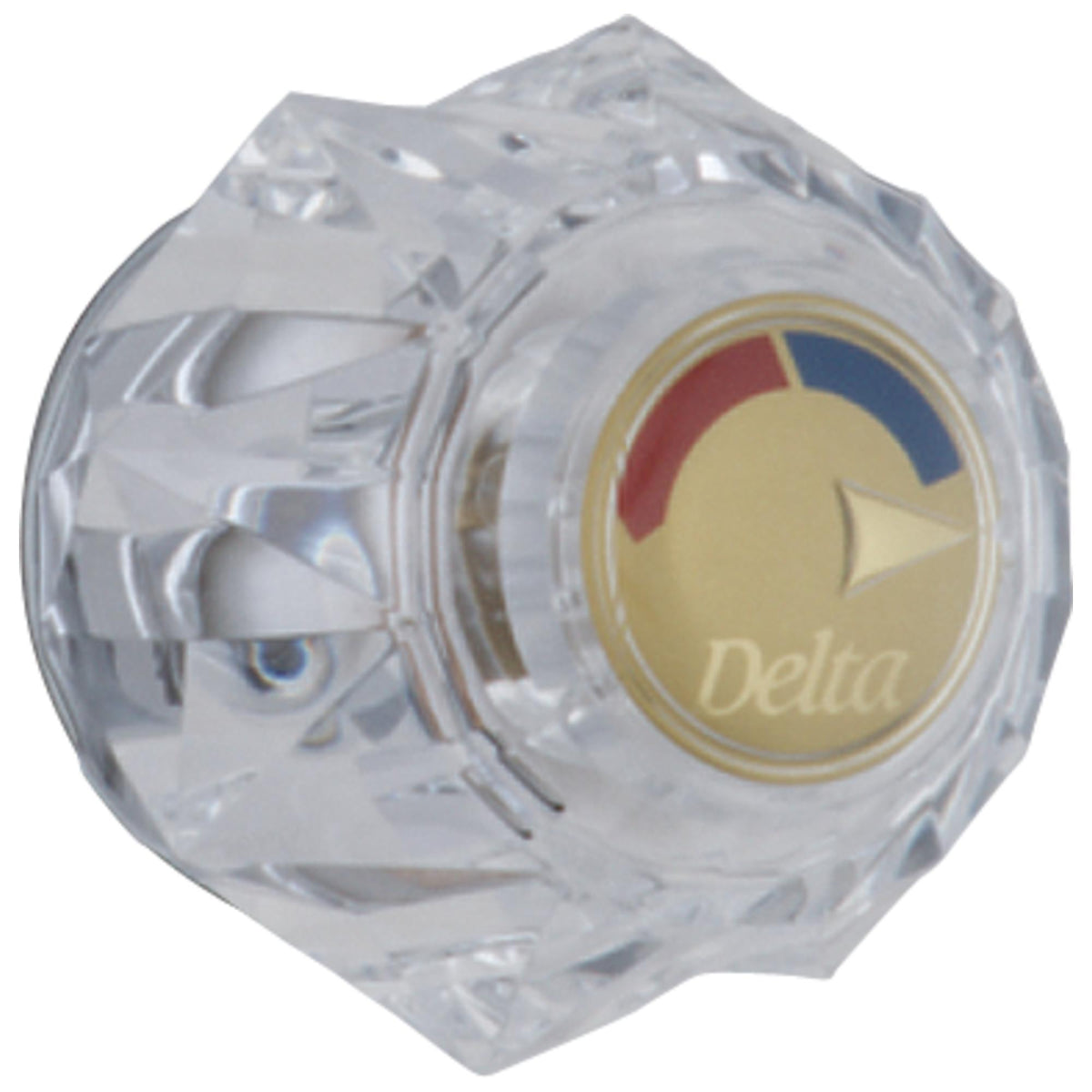 DELTA® H71PB Knob Handle, For Use With Tub and Shower Faucet, Polished Brass, Domestic
