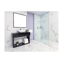 Kendari - 5.94" Corner Towel Bar with Glass Shelf - Zinc