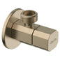 Rectangular Angle Valve with Flange - Brass Body - G1/2"