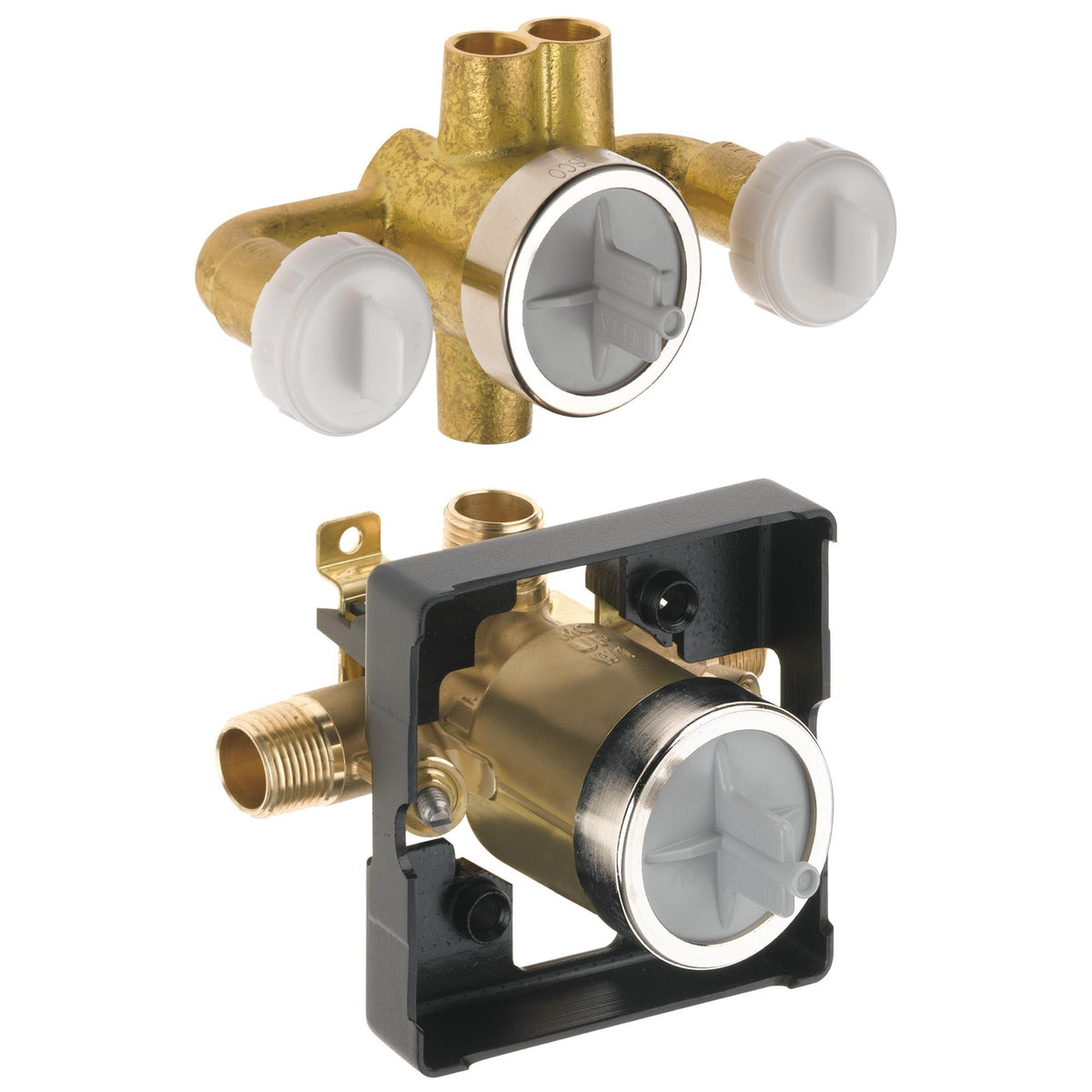DELTA® R18000-XOWS Jetted Shower™ Rough-In Valve Body, Brass Body, Domestic