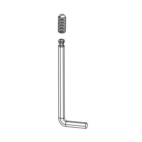 DELTA® RP100074 Set Screw, For Use With Decor Assist™ 41319 Traditional and 41519 Contemporary 24 in Towel Bar with Assist Bar, Import