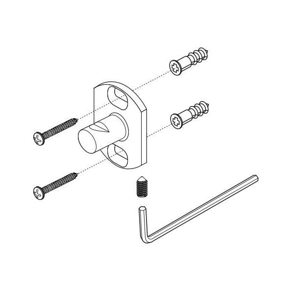 DELTA® RP100087 Mounting Bracket, For Use With Dryden™ 751 Towel Bar, Import