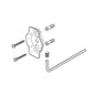 Mounting Bracket, For Use With Tesla 752 Towel Bar