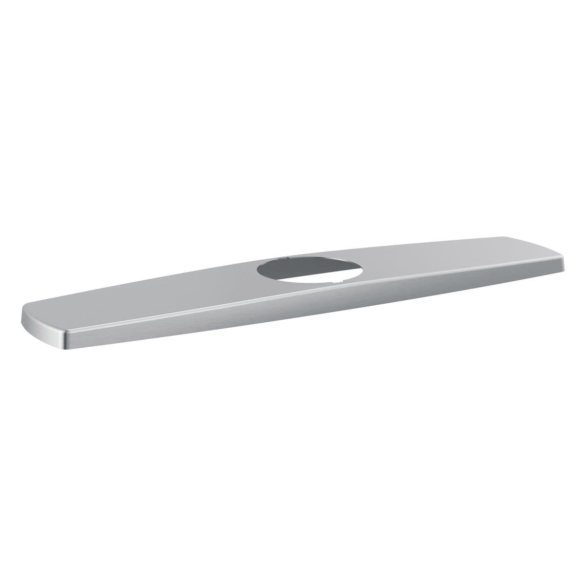 DELTA® RP100190ARPR Stryke® Escutcheon, For Use With Kitchen Faucet, 10 in, 1/2 in L x 2-1/2 in W x 11.38 in H, Arctic Stainless, Import