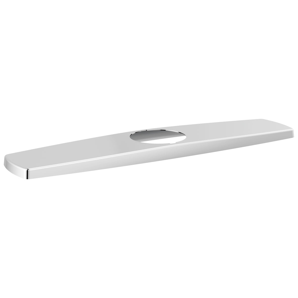 DELTA® RP100190PCPR Stryke® Escutcheon, For Use With Kitchen Faucet, 10 in, 1/2 in L x 2-1/2 in W x 11.38 in H, Polished Chrome, Import