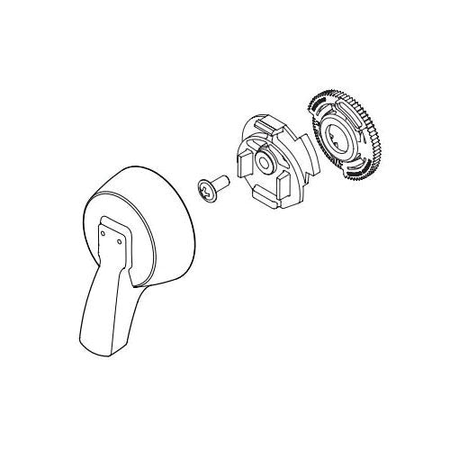 DELTA® Temperature Control Single Lever Handle, For Use With Stryke™ 17/27 Series T27876/T27976 Integrated Diverter Trim, Domestic,tryke™