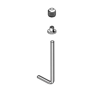 DELTA® Bowery™ Set Screw/Cover and Wrench, For Use With Bowery™ T3548LF-WL 2-Handle Wall Mount Bathroom Faucet Spout, Import
