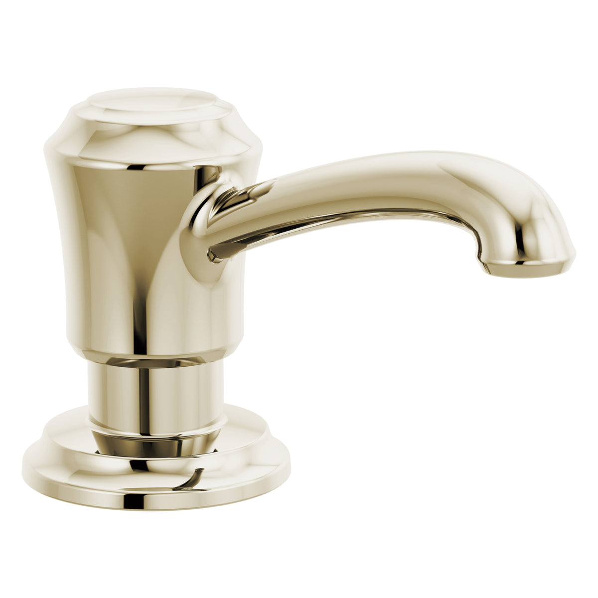 DELTA® Cassidy™ Soap Dispenser, 13 oz Capacity, 2.88 in OAL, Deck Mount, Metal, Import