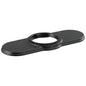 DELTA® RP100844BL Escutcheon and Gasket, For Use With Delta Broderick kitchen collection, 2.38 in L x 6 in W x 0.38 in H, Metal, Matte Black, Import
