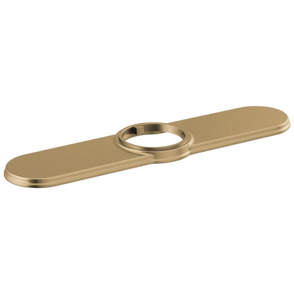 DELTA® Broderick™ Escutcheon Assembly, For Use With Broderick™ 9690-DST 1-Handle Pulldown Kitchen Faucet With Spring Spout and Broderick™ 9690T-DST 1-Handle Pulldown Kitchen Faucet Spring Spout with Touch2O Technology, 2.63 in L x 10-1/4 in W