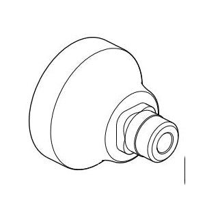 DELTA® Dorval™ Cross Handle Hub, For Use With Dorval™ 856-DST/857-DST 2-Handle 1-Hole Monoblock Bathroom Faucets, Domestic