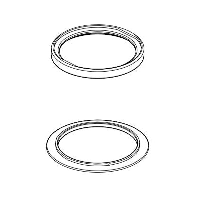 DELTA® RP100900 Dorval™ Base and Gasket, For Use With Dorval™ 3556-MPU-DST/3557-MPU-DST 2-Handle Wide Spread Lavatory Faucets