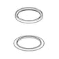 DELTA® RP100900 Dorval™ Base and Gasket, For Use With Dorval™ 3556-MPU-DST/3557-MPU-DST 2-Handle Wide Spread Lavatory Faucets