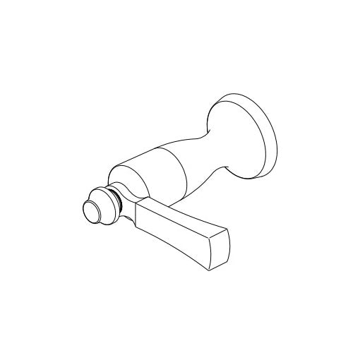 DELTA® Dorval™ Lever Handle, For Use With Dorval™ T3556LF-WL Wall-Mount Widespread Lavatory/Bathroom Faucet Trim Only, Domestic