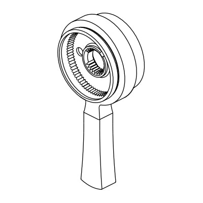 DELTA® Dorval™ Volume Control Handle, For Use With Dorval™ T17056/T17256/T17456 17 Series Valve Trim, Domestic