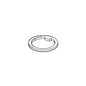 DELTA® RP100962 Dorval™ Indicator Ring, For Use With Dorval™ 556-MPU-LHP-DST Less Handle Faucet and Dorval™ 556-LPU-LHP-DST Less Pop-Up Less Handle Faucet, Domestic