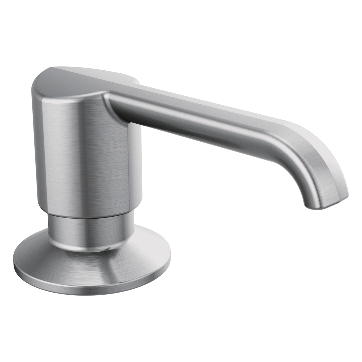 DELTA® Emmeline™ Soap Dispenser, 13 oz Capacity, Deck Mount, Metal, Import