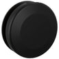 Contemporary Round Steam Head - Matte Black - 3-3/8" Dia