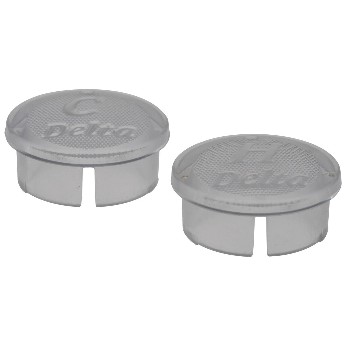 DELTA® RP2412 Two Button Set, For Use With 2-Handle Blade, Polished Chrome, Domestic