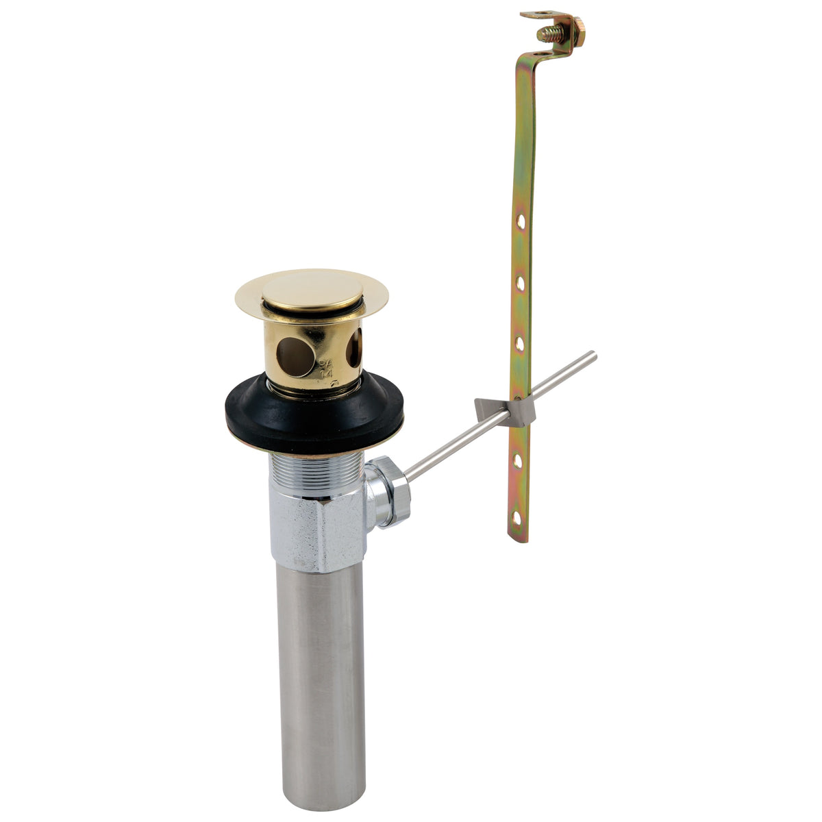 DELTA® RP26533PB Lavatory Drain Assembly, Stainless Steel Grid, Metal, Import