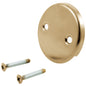 DELTA® RP31556CZ Overflow Plate and Screw, For Use With RP293 Toe-Operated Bathtub Drain/RP393 Bath Waste Assembly