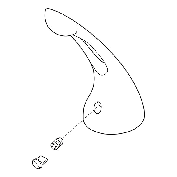 DELTA® RP32183 Single Loop Handle Kit, Polished Chrome, Import