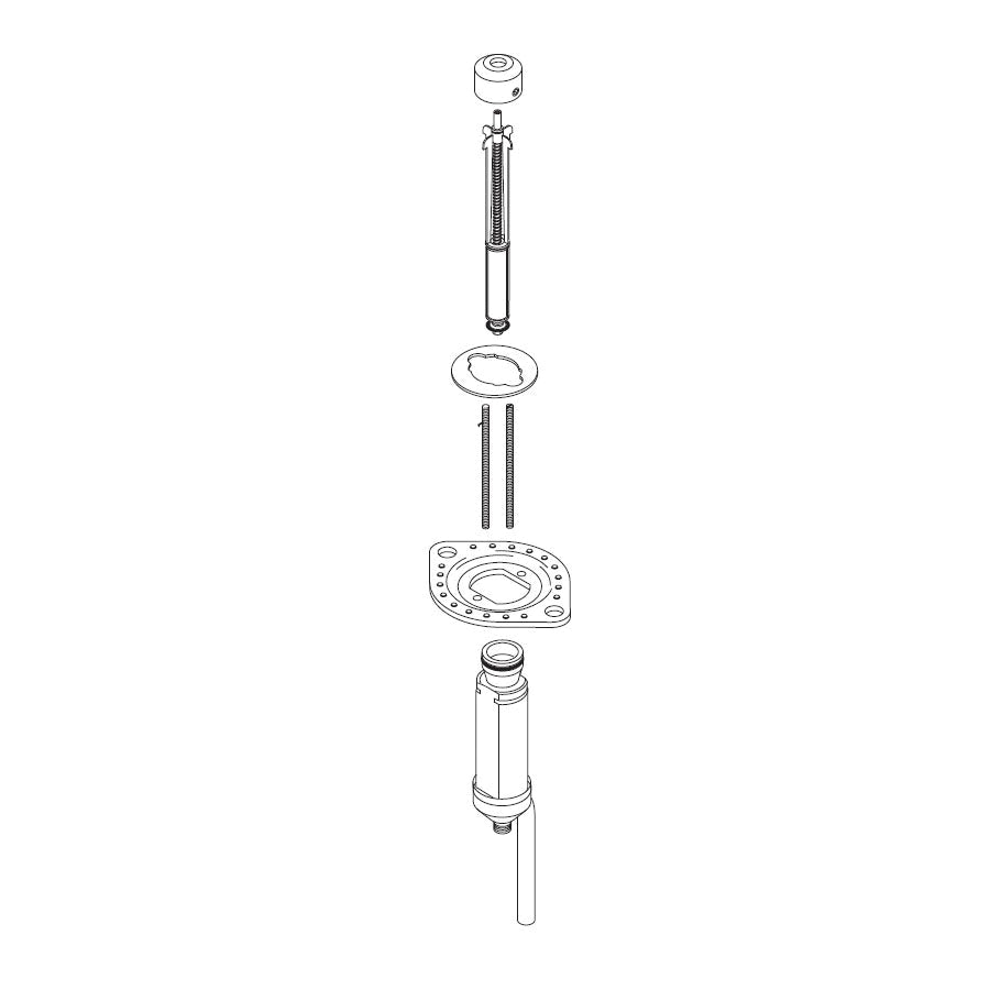 DELTA® RP40615 Spout Body Diverter Assembly, For Use With Model R4700 Floor Mount Tub Filler