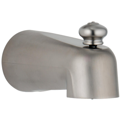 DELTA® Slip On Pull-Up Diverter Tub Spout, 7 in L x 2-5/8 in H, For Use With Tub and Shower Faucet, 7.5 gpm, Metal, Import