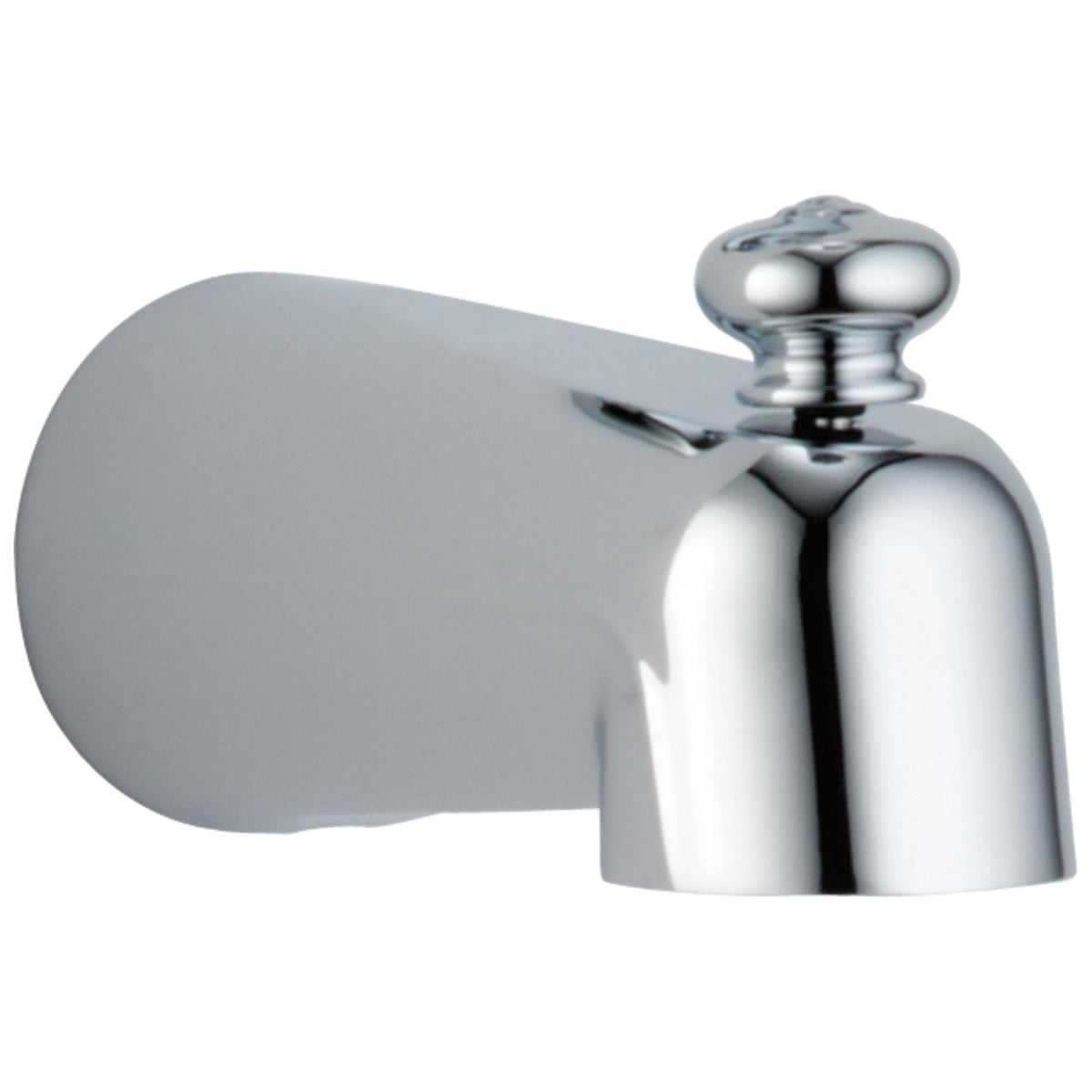 DELTA® Slip On Pull-Up Diverter Tub Spout, 7 in L x 2-5/8 in H, For Use With Tub and Shower Faucet, 7.5 gpm, Metal, Import