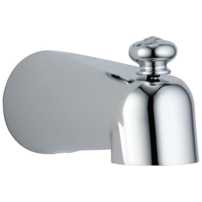 DELTA® Slip On Pull-Up Diverter Tub Spout, 7 in L x 2-5/8 in H, For Use With Tub and Shower Faucet, 7.5 gpm, Metal, Import