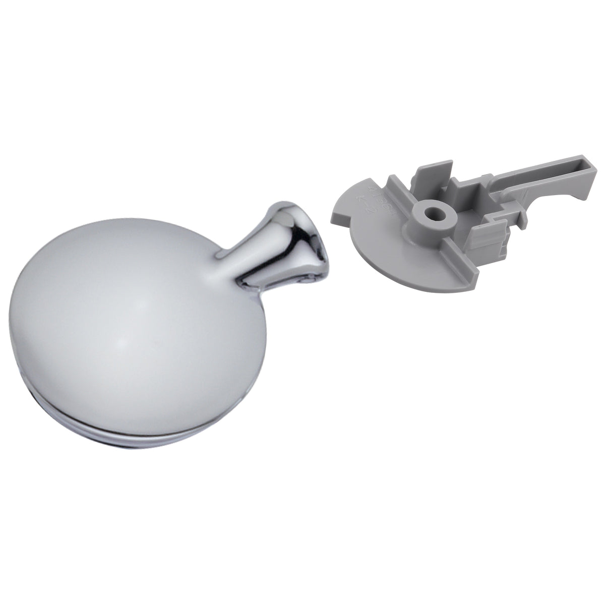 DELTA® RP42572 Lockwood Single Lever Handle With Temperature Knob and Cover, Metal, Polished Chrome